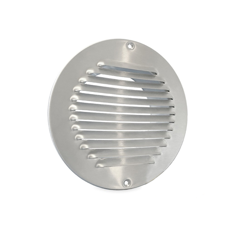 Ronde buitenlucht roosters RVS