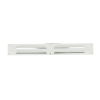 Aluminium schoepenrooster opbouw 300 x 40mm - WIT (1-3004W)thumbnail Aluminium schoepenrooster opbouw 300 x 40mm - WIT (1-3004W)thumbnail