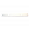 Aluminium schoepenrooster opbouw 500 x 65mm - WIT (1-5006W)thumbnail