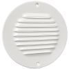 Aluminium rond schoepenrooster WIT opbouw - 150mm (1-R150W)thumbnail