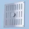 Afsluitbaar schuifrooster opbouw 195 x 195mm - RVSthumbnail Afsluitbaar schuifrooster opbouw 195 x 195mm - RVSthumbnail