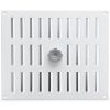 Aluminium afsluitbaar schuifrooster opbouw 300 x 250mm - WITthumbnail Aluminium afsluitbaar schuifrooster opbouw 300 x 250mm - WITthumbnail