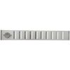 Aluminium afsluitbaar schuifrooster opbouw 650 x 90mm - ALUthumbnail Aluminium afsluitbaar schuifrooster opbouw 650 x 90mm - ALUthumbnail