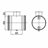 Regelklep | diameter 160 mm | handbediend | SAFEthumbnail Regelklep | diameter 160 mm | handbediend | SAFEthumbnail