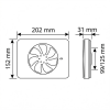 Vent-Axia - IQ - badkamerventilator - Ø 125/100mm - 130 m3/h - vochtsensor - nalooptimer - Witthumbnail Vent-Axia - IQ - badkamerventilator - Ø 125/100mm - 130 m3/h - vochtsensor - nalooptimer - Witthumbnail