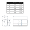 Airco leidinggoot 1,5 meter - PVC - ANTRACIETthumbnail