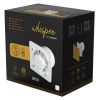 Whisper pro-design badkamerventilator - Ø100mm - met nalooptimer en vochtsensor - gebogen kunststof - witthumbnail