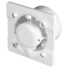 Whisper pro-design badkamerventilator - Ø100mm - met nalooptimer en vochtsensor - vlak glas - mat witthumbnail