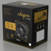 Whisper Pro-Design badkamerventilator - Ø100mm - aan/uit - vlak hout - zwarte ventilatorthumbnail
