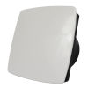  Whisper Pro-Design badkamerventilator - Ø100mm - met nalooptimer - WIT *Bold-Line* - zwarte ventilatorthumbnail