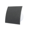 Whisper Pro-Design badkamerventilator - Ø100mm - met nalooptimer - gebogen kunststof - grafiet deluxethumbnail