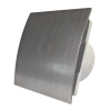 Whisper Pro-Design badkamerventilator - Ø100mm - met nalooptimer - gebogen kunststof - zilverthumbnail