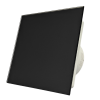 Whisper Pro-Design badkamerventilator - Ø100mm - met nalooptimer - vlak glas - mat zwartthumbnail