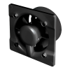 Whisper Pro-Design badkamerventilator - Ø100mm - met nalooptimer - vlak glas - glans zwart - zwarte ventilatorthumbnail Whisper Pro-Design badkamerventilator - Ø100mm - met nalooptimer - vlak glas - glans zwart - zwarte ventilatorthumbnail