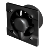 Whisper Pro-Design badkamerventilator - Ø125mm - met nalooptimer - vlak glas - mat wit - zwarte ventilatorthumbnail Whisper Pro-Design badkamerventilator - Ø125mm - met nalooptimer - vlak glas - mat wit - zwarte ventilatorthumbnail