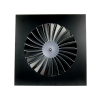 Whisper wervelrooster voor inleg systeemplafond - 595 x 595mm - Ø443mm - luchtafvoer en toevoer - staalthumbnail Whisper wervelrooster voor inleg systeemplafond - 595 x 595mm - Ø443mm - luchtafvoer en toevoer - staalthumbnail