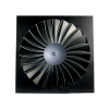 Whisper wervelrooster voor inleg systeemplafond - 595 x 595mm - Ø530mm - luchtafvoer en toevoer - stathumbnail Whisper wervelrooster voor inleg systeemplafond - 595 x 595mm - Ø530mm - luchtafvoer en toevoer - stathumbnail