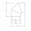 Ubbink Aerfoam - Geïsoleerd leidingsysteem bocht 90° - Ø180mm - 0188283thumbnail Ubbink Aerfoam - Geïsoleerd leidingsysteem bocht 90° - Ø180mm - 0188283thumbnail