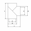 Ubbink Aerfoam - Geïsoleerd leidingsysteem t-stuk 90° - Ø125mm - 0188264thumbnail Ubbink Aerfoam - Geïsoleerd leidingsysteem t-stuk 90° - Ø125mm - 0188264thumbnail
