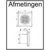 S&P badkamerventilator | SILENT100CMZ | diameter 100 mm | met trekkoordthumbnail