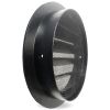 Rond buitenluchtrooster Ø 80mm aluminium met fijnmazig gaas - ZWART thumbnail Rond buitenluchtrooster Ø 80mm aluminium met fijnmazig gaas - ZWART thumbnail
