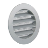 Rond buitenluchtrooster Ø 200mm aluminium met fijnmazig muggengaas thumbnail
