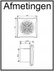 S&P badkamerventilator | SILENT100CHZVISUAL | diameter 100 mm | met timer en vochtsensorthumbnail