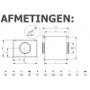 S&P CAB-250 ECOWATT energiezuinige EC boxventilator 1220 m3/h - geluidgedempt - aansluiting 250mmthumbnail