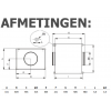 S&P CAB-315 ECOWATT energiezuinige EC boxventilator 1910 m3/h - geluidgedempt - aansluiting 315mmthumbnail