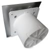 Pro-Design badkamer/toilet ventilator - STANDAARD (KW100) - Ø100mm - RVS gebogen thumbnail