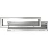 Deurrooster aluminium LxH 500 x 100mm (binnen- en buitendeur) (G34-5010AA)thumbnail