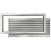 Deurrooster aluminium LxH 500 x 200mm (binnen- en buitendeur) (G34-5020AA)thumbnail