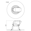 Ubbink Kabel- en Leidingdoorvoer - Geïsoleerd - Ø 55mm - EPDM (Resitrix SK-W)thumbnail