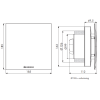 Renson Waves Badkamer/toilet ventilator - app gestuurd - geur, vocht en CO2 sensor - Ø 100/125mmthumbnail Renson Waves Badkamer/toilet ventilator - app gestuurd - geur, vocht en CO2 sensor - Ø 100/125mmthumbnail