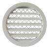 Rond buitenluchtrooster aluminium Ø 160mm - WIT- met grofmazig gaas - hoge doorlaatthumbnail Rond buitenluchtrooster aluminium Ø 160mm - WIT- met grofmazig gaas - hoge doorlaatthumbnail