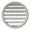 Rond buitenluchtrooster aluminium Ø 160mm - WIT- met grofmazig gaas - hoge doorlaatthumbnail Rond buitenluchtrooster aluminium Ø 160mm - WIT- met grofmazig gaas - hoge doorlaatthumbnail