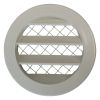 Rond buitenluchtrooster aluminium Ø 80mm - WIT- met grofmazig gaas - hoge doorlaatthumbnail Rond buitenluchtrooster aluminium Ø 80mm - WIT- met grofmazig gaas - hoge doorlaatthumbnail