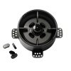 NoShow instucbaar designventiel 125mm - toevoer/afvoer - ZWART thumbnail NoShow instucbaar designventiel 125mm - toevoer/afvoer - ZWART thumbnail