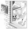 Kunststof overdrukrooster met vliegengaas, aansluiting 125mm - BRUIN thumbnail Kunststof overdrukrooster met vliegengaas, aansluiting 125mm - BRUIN thumbnail