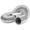Flexibele ventilatieslang ongeïsoleerd | aluminium | diameter 150mm | lengte 10 meterthumbnail Flexibele ventilatieslang ongeïsoleerd | aluminium | diameter 150mm | lengte 10 meterthumbnail