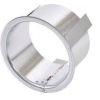 Platte tuit met klem voor in systeemplafond | diameter 125 mm | hoogte 60 mmthumbnail