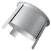 Platte tuit met klem voor in systeemplafond | diameter 125 mm | hoogte 60 mmthumbnail