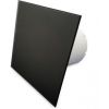 Pro-Design badkamer/toilet ventilator - STANDAARD (KW100) - Ø100mm - vlak GLAS - mat zwartthumbnail