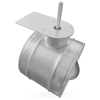 Regelklep motorstoel montage servomotor | met rubber | diameter 100 mmthumbnail Regelklep motorstoel montage servomotor | met rubber | diameter 100 mmthumbnail