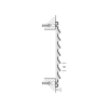 Aluminium schoepenrooster opbouw 650 x 65mm - WIT (1-6506W)thumbnail