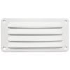 Aluminium schoepenrooster | opbouw 180 x 90 mm | wit (1-1809W)thumbnail