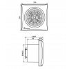 S&P badkamerventilator | SILENT300CRZ | diameter 150 mm | met timerthumbnail