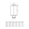 Ubbink Aerfoam - Geïsoleerd leidingsysteem koppelstuk Ø160mm - 0188255thumbnail Ubbink Aerfoam - Geïsoleerd leidingsysteem koppelstuk Ø160mm - 0188255thumbnail