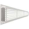 Tabletrooster inbouw voor gatmaat (BxH) 1000 x 100mm - rechte staven - aluminiumthumbnail Tabletrooster inbouw voor gatmaat (BxH) 1000 x 100mm - rechte staven - aluminiumthumbnail