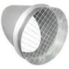 Uitblaasstuk | 45º diameter 100 mm | met gaasthumbnail